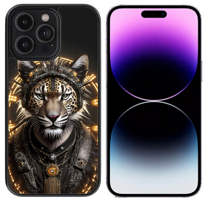 Case For iPhone 15 Pro (6.1") High Resolution Custom Design Print - Aztec Jaguar