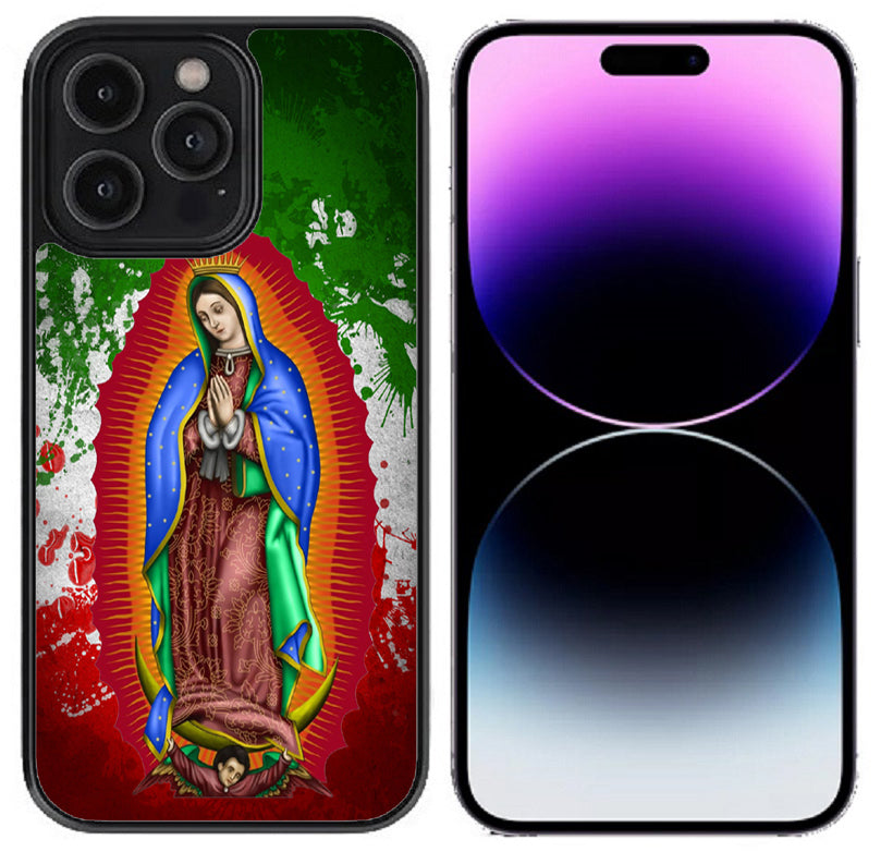 Case For iPhone 13 (6.1"), iPhone 14 (6.1") High Resolution Custom Design Print - Guadalupe 02