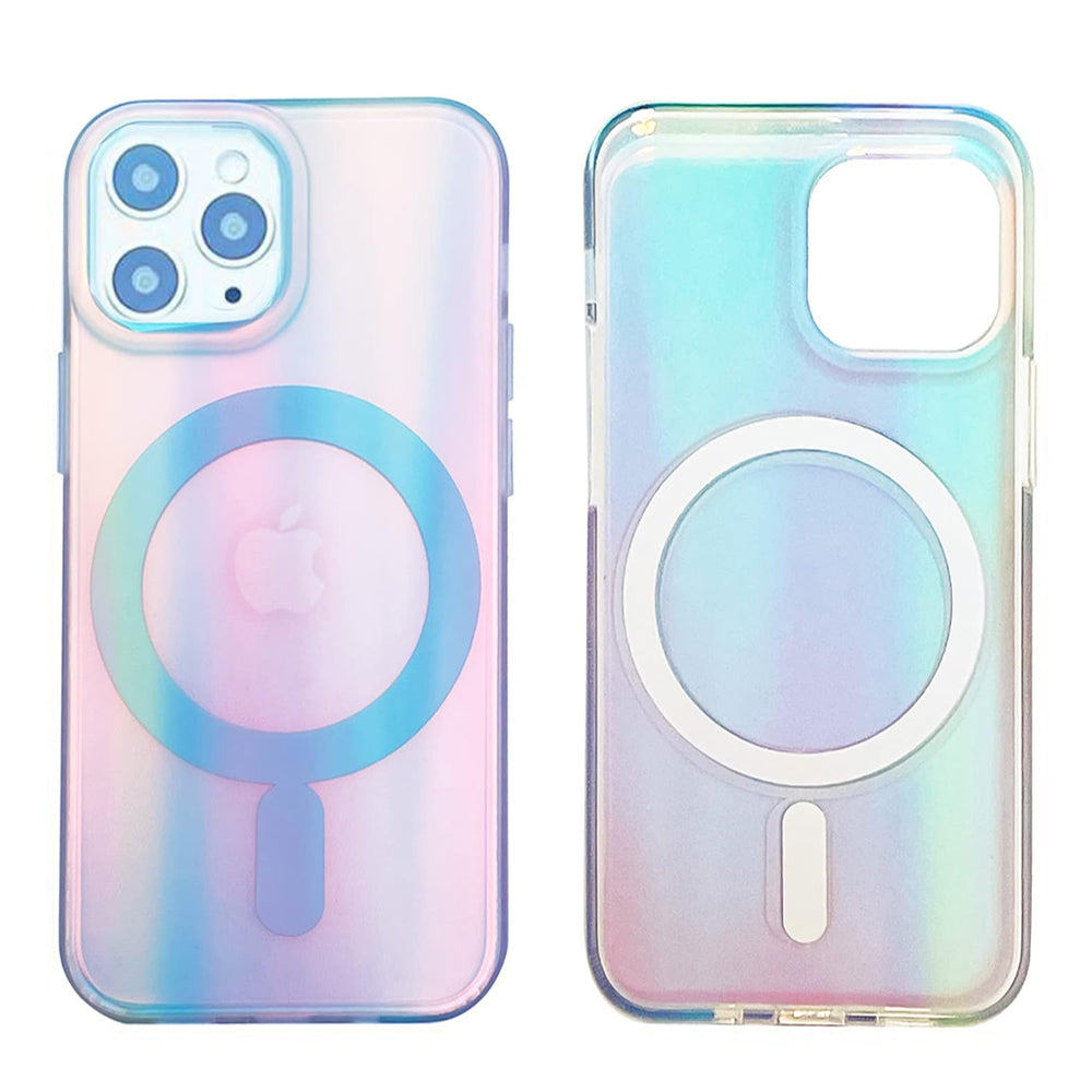 Case For iPhone 15 Pro (6.1") Mood Series Iridescent Matte High Quality Premium Protective - Matte Clear