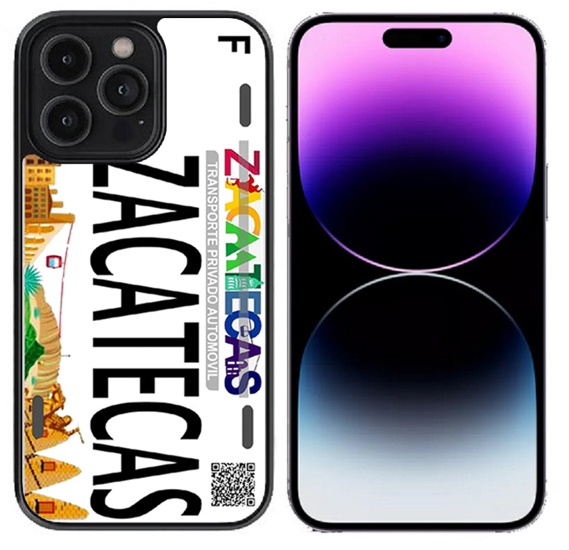 Case For iPhone 14 Pro Custom Print Latin Cities - Zacatecas