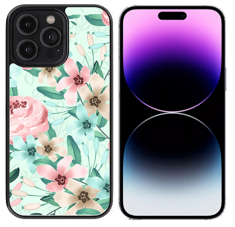 Case For iPhone XR Custom Print - Watercolor Floral