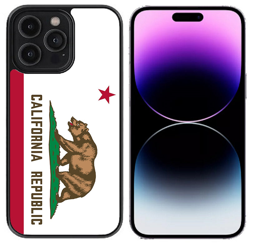 Case For iPhone 14 Plus (6.7") High Resolution Custom Design Print - California State Flag 01