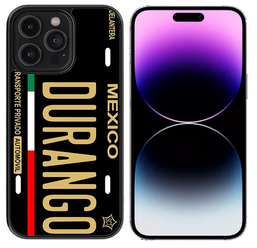 Case For iPhone 15 Pro (6.1") High Resolution Custom Design Print - Durago Black