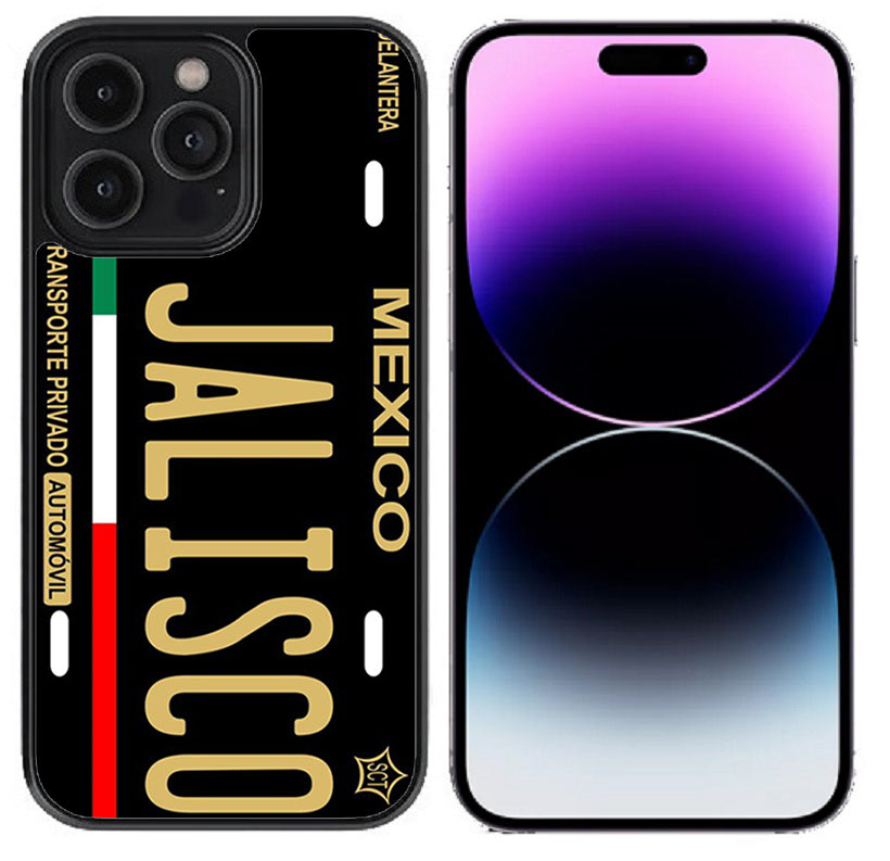 Case For iPhone 15 (6.1") High Resolution Custom Design Print - Jalisco Black