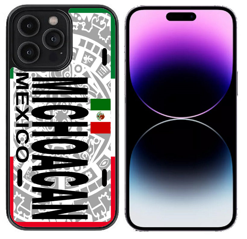 Case For iPhone 15 Pro (6.1") High Resolution Custom Design Print - Michoacan