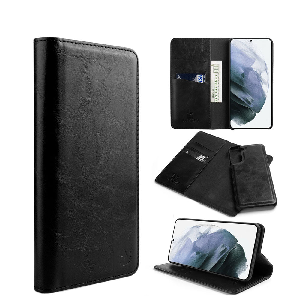 Case For Samsung Galaxy S24 The Luxury Gentleman Series 4 Magnetic Flip Leather Wallet Tpu - Black