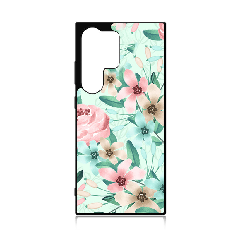 Case For Galaxy S24 Ultra High Resolution Custom Design Print - Watercolor Floral