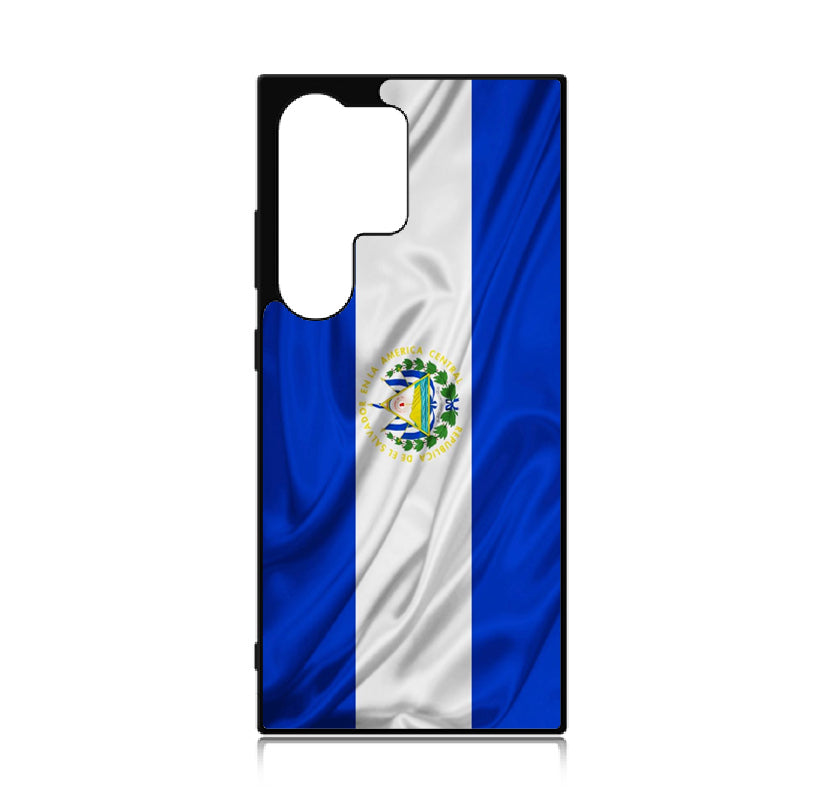 Case For Galaxy S24 Ultra High Resolution Custom Design Print - El Salvador Flag