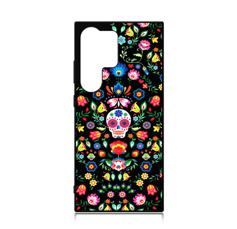 Case For Galaxy S24 Ultra High Resolution Custom Design Print - Colorful Skull