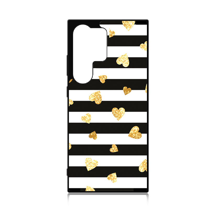 Case For Galaxy S24 Ultra High Resolution Custom Design Print - Chic Hearts