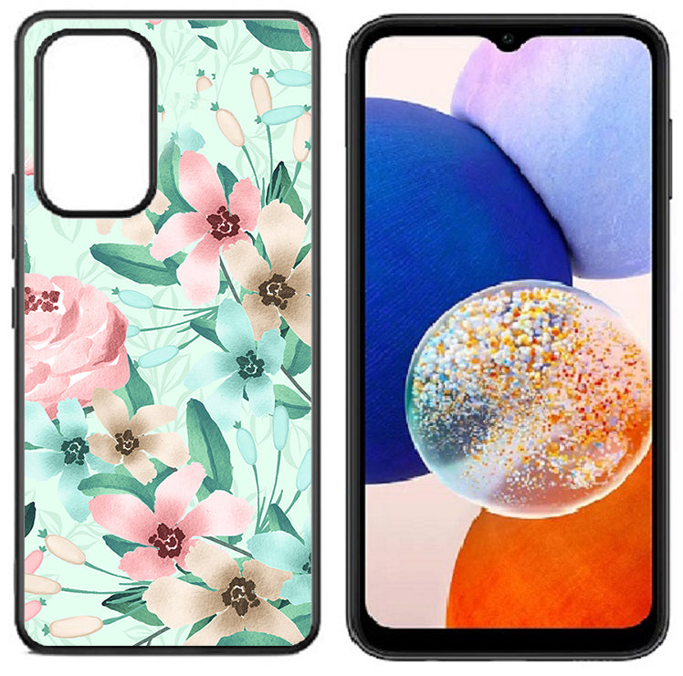 Case For Samsung Galaxy A14 5G Custom Print - Watercolor Floral