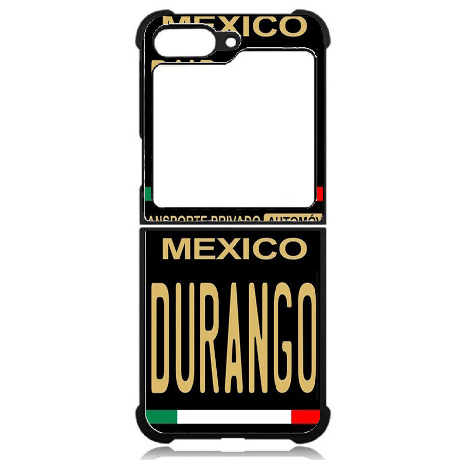 Case For Galaxy Z Flip5 5G High Resolution Custom Design Print - Durago Black