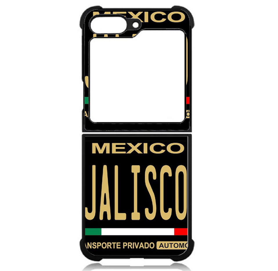 Case For Galaxy Z Flip5 5G High Resolution Custom Design Print - Jalisco Black