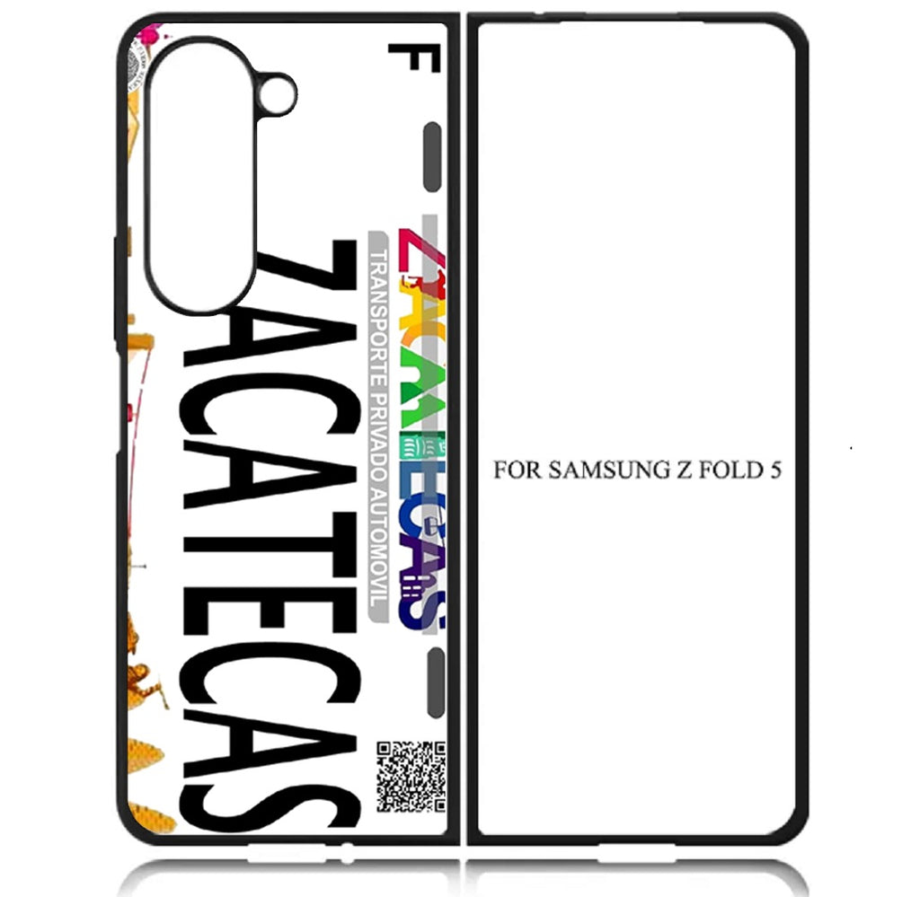 Case For Samsung Galaxy Z Fold 5 Custom Print Latin Cities - Zacatecas
