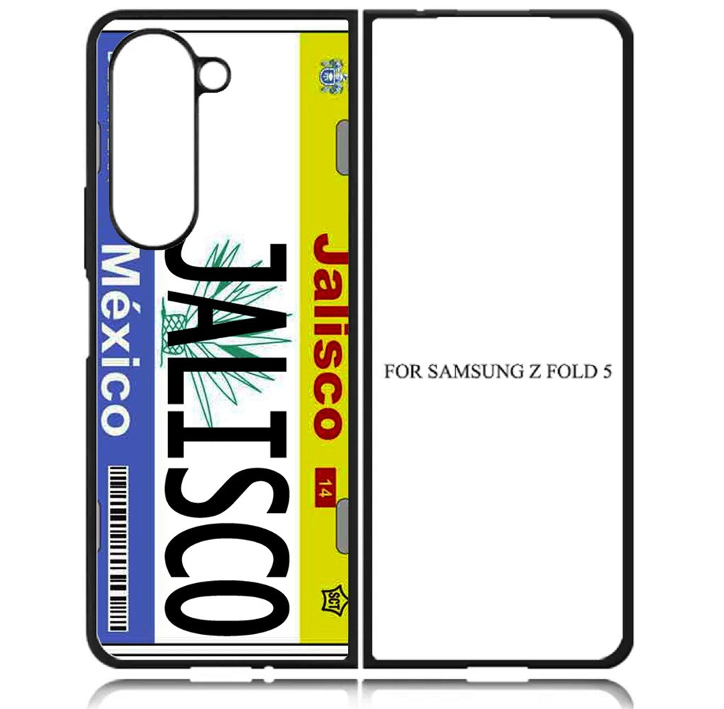 Case For Samsung Galaxy Z Fold 5 Custom Print Latin Cities - Jalisco