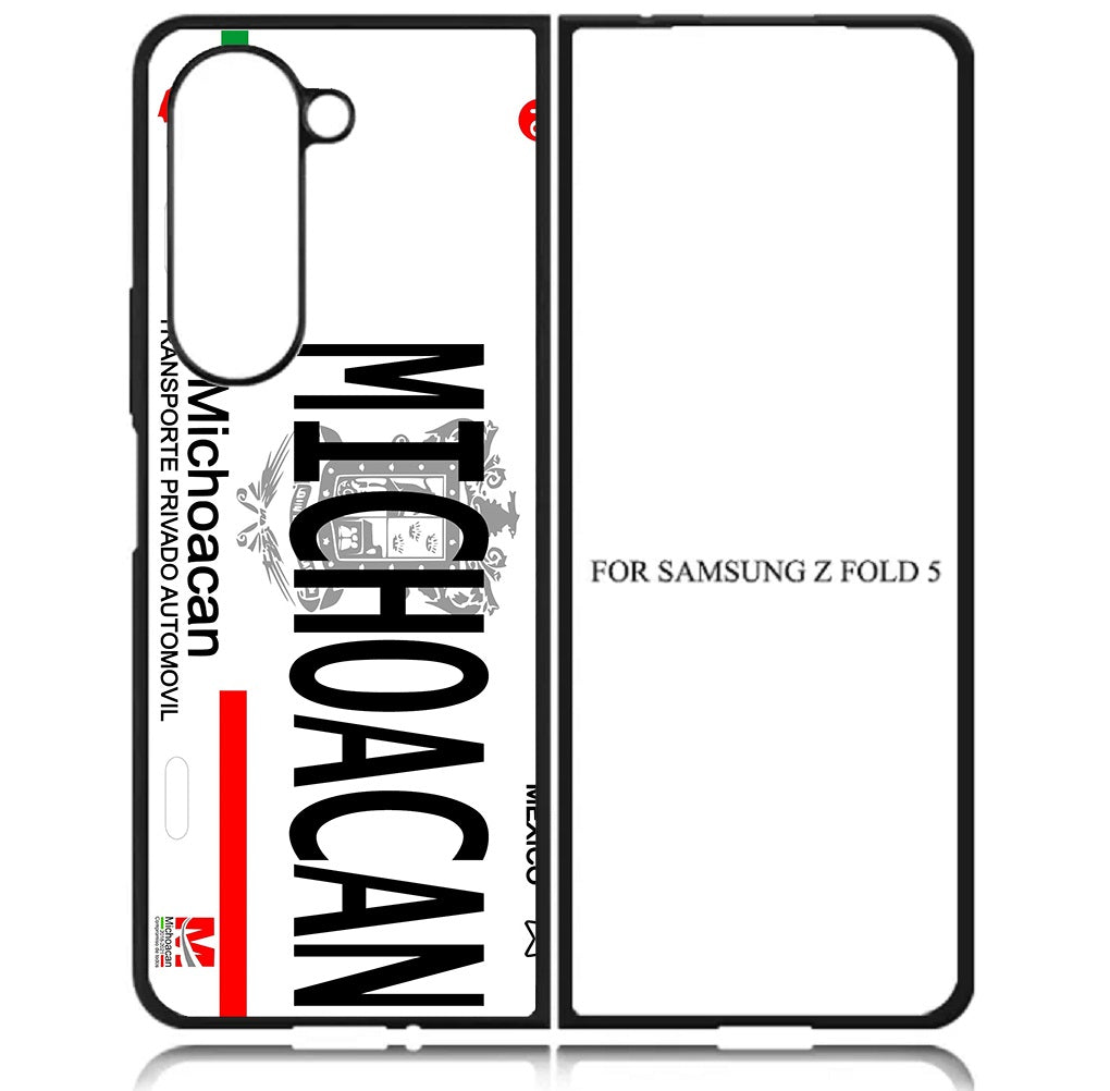 Case For Samsung Galaxy Z Fold 5 Custom Print Latin Cities - Michoacan