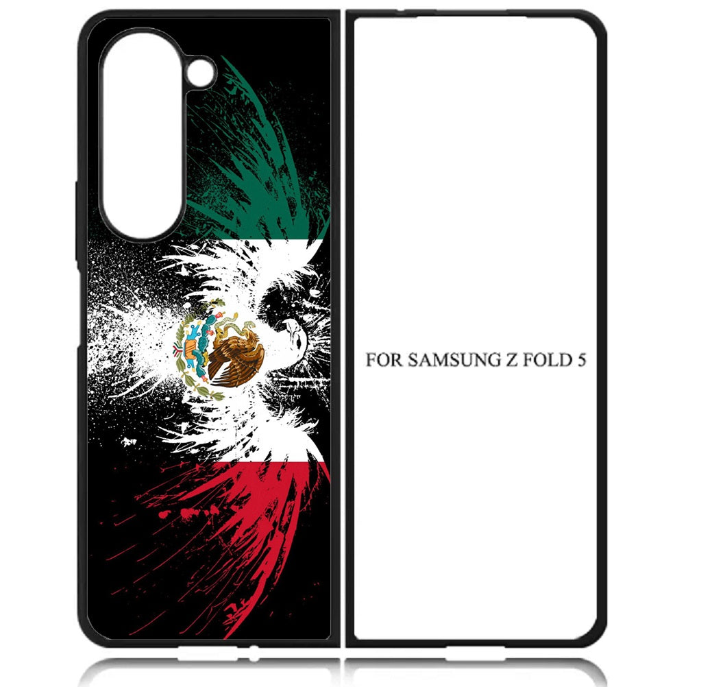 Case For Samsung Galaxy Z Fold 5 Custom Print - Mexican Eagle