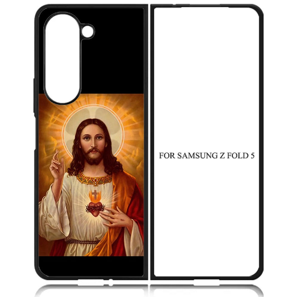 Case For Samsung Galaxy Z Fold 5 Custom Print - Always Jesus