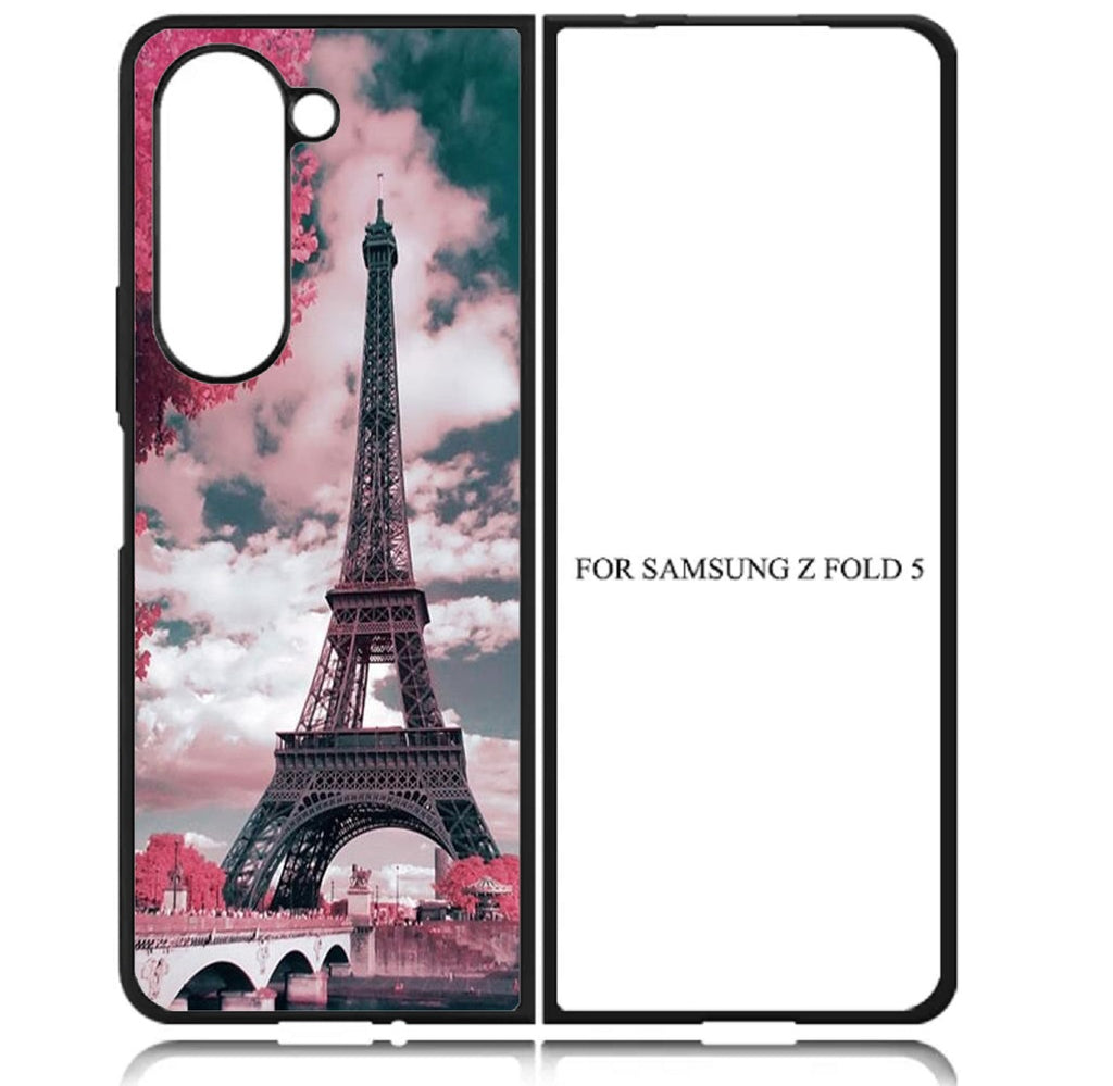 Case For Samsung Galaxy Z Fold 5 Custom Print - Day In Paris