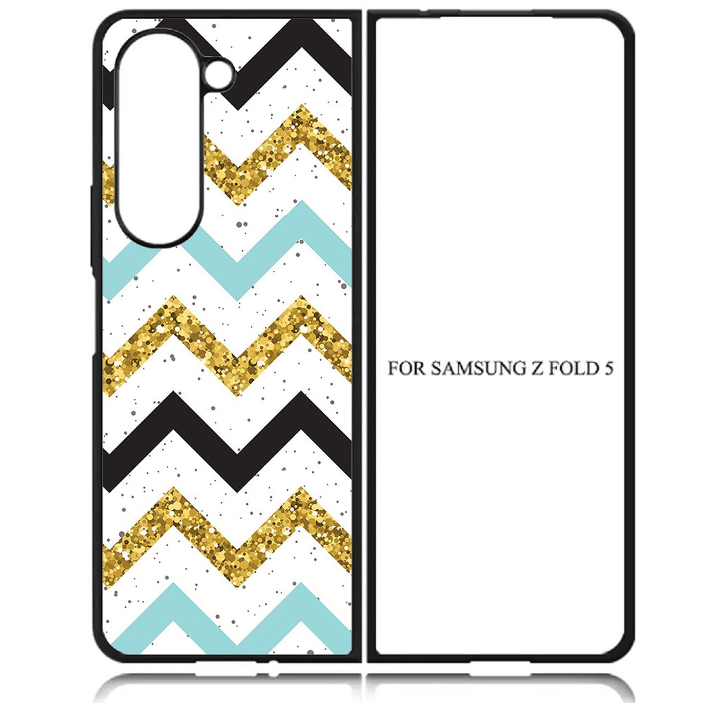 Case For Samsung Galaxy Z Fold 5 Custom Print - Cheveron