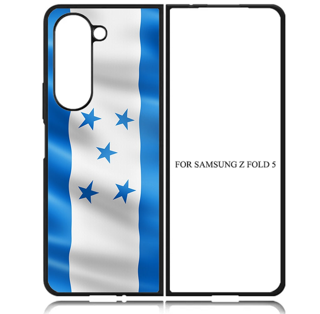 Case For Galaxy Z Fold5 5G High Resolution Custom Design Print - Honduras Flag