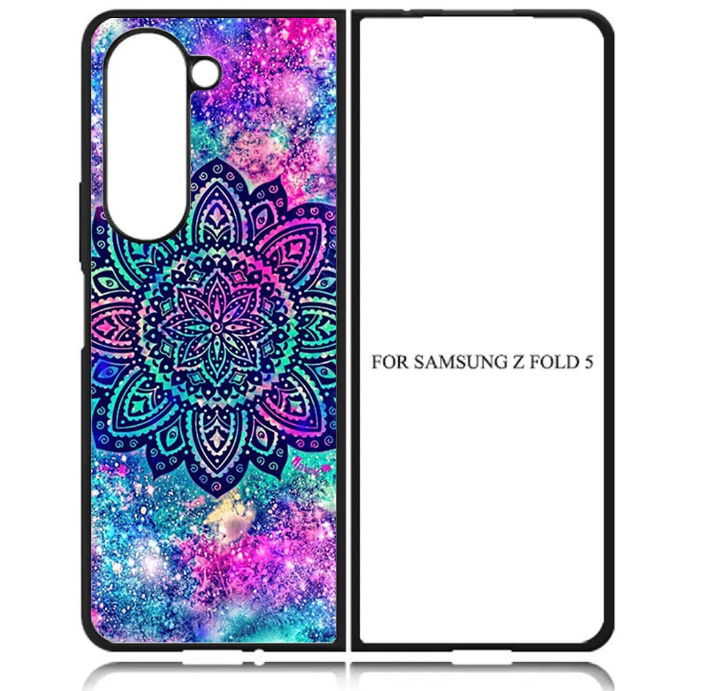 Case For Galaxy Z Fold5 5G High Resolution Custom Design Print - Galaxy Mandala