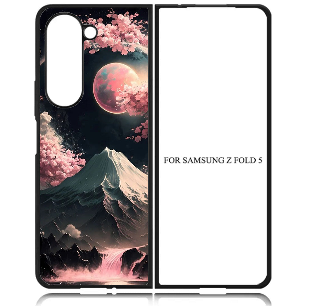 Case For Galaxy Z Fold5 5G High Resolution Custom Design Print - Pink Fiji