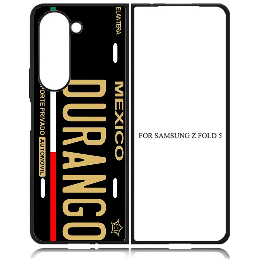 Case For Galaxy Z Fold5 5G High Resolution Custom Design Print - Durago Black