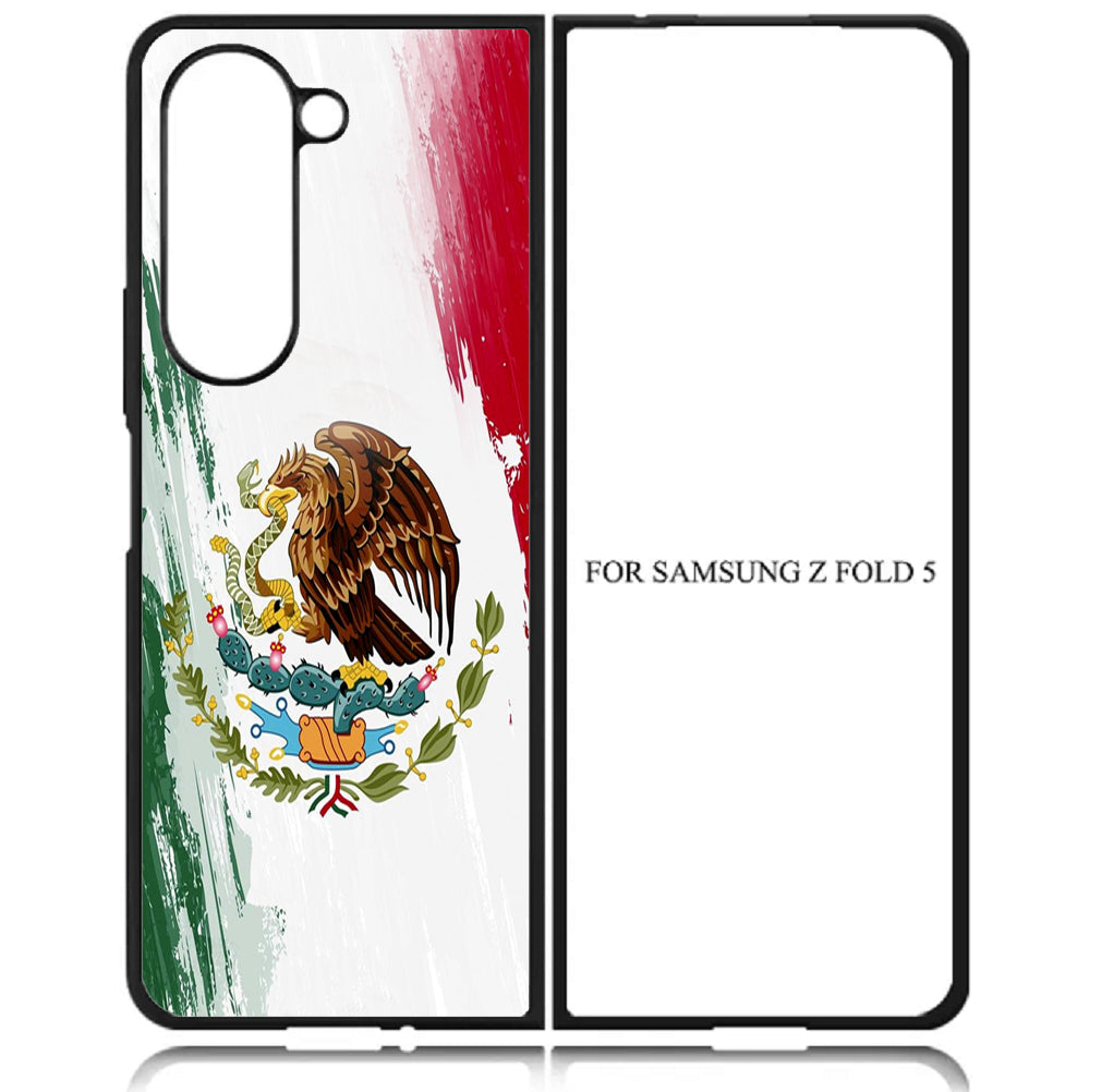 Case For Galaxy Z Fold5 5G High Resolution Custom Design Print - Cool Mexican Flag