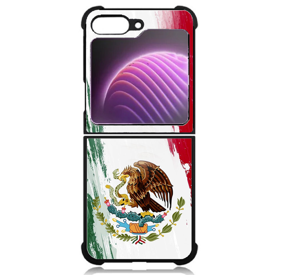 Case For Galaxy Z Flip5 5G High Resolution Custom Design Print - Cool Mexican Flag