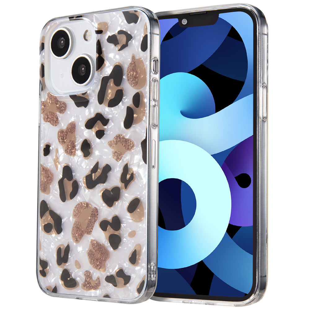 Apple iPhone 14 Plus Case Slim Multi-Layer TPU Design - Leopard