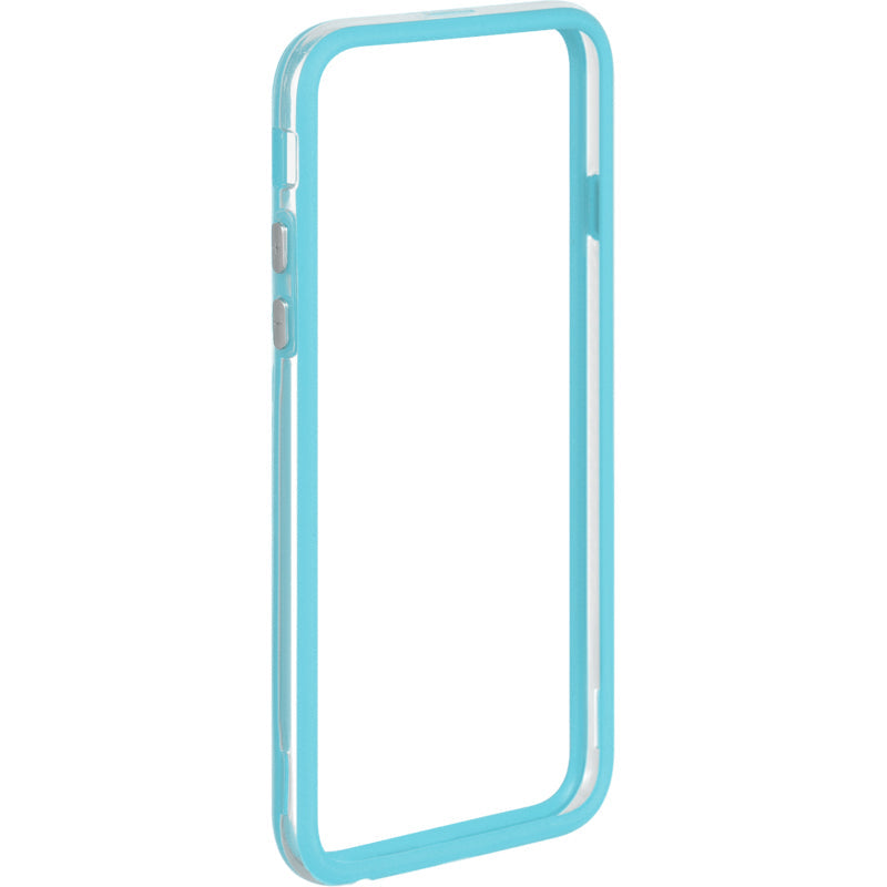 Apple iPhone 6, iPhone 6S Case Slim Hard Bumper Candy Teal Trim - Clear