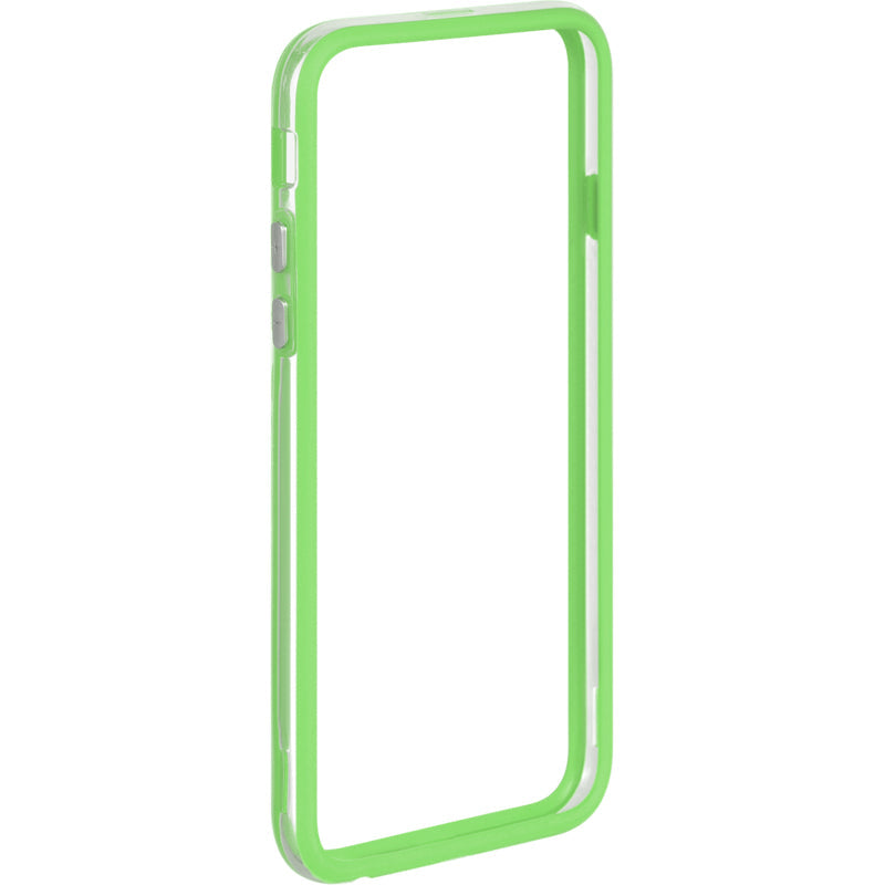 Apple iPhone 6, iPhone 6S Case Slim Hard Bumper Candy Green Tr Green Trim - Clear
