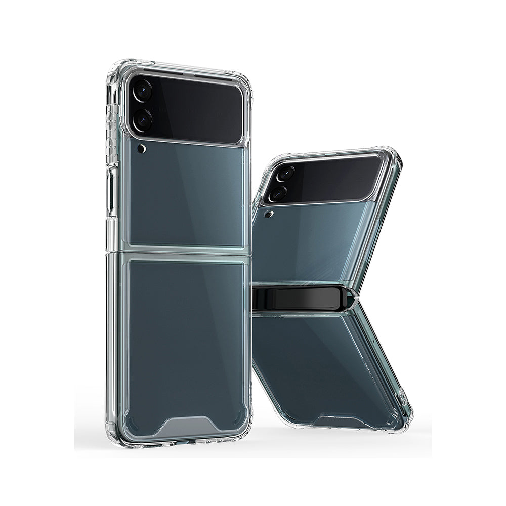 Samsung Galaxy Z Flip 3 Case Slim TPU with Clear Acrylic Back - Clear