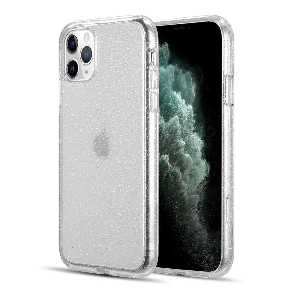 Apple iPhone 14 Pro Case Slim Full Clarity Transparent TPU - Ultra Clear + Sparkle