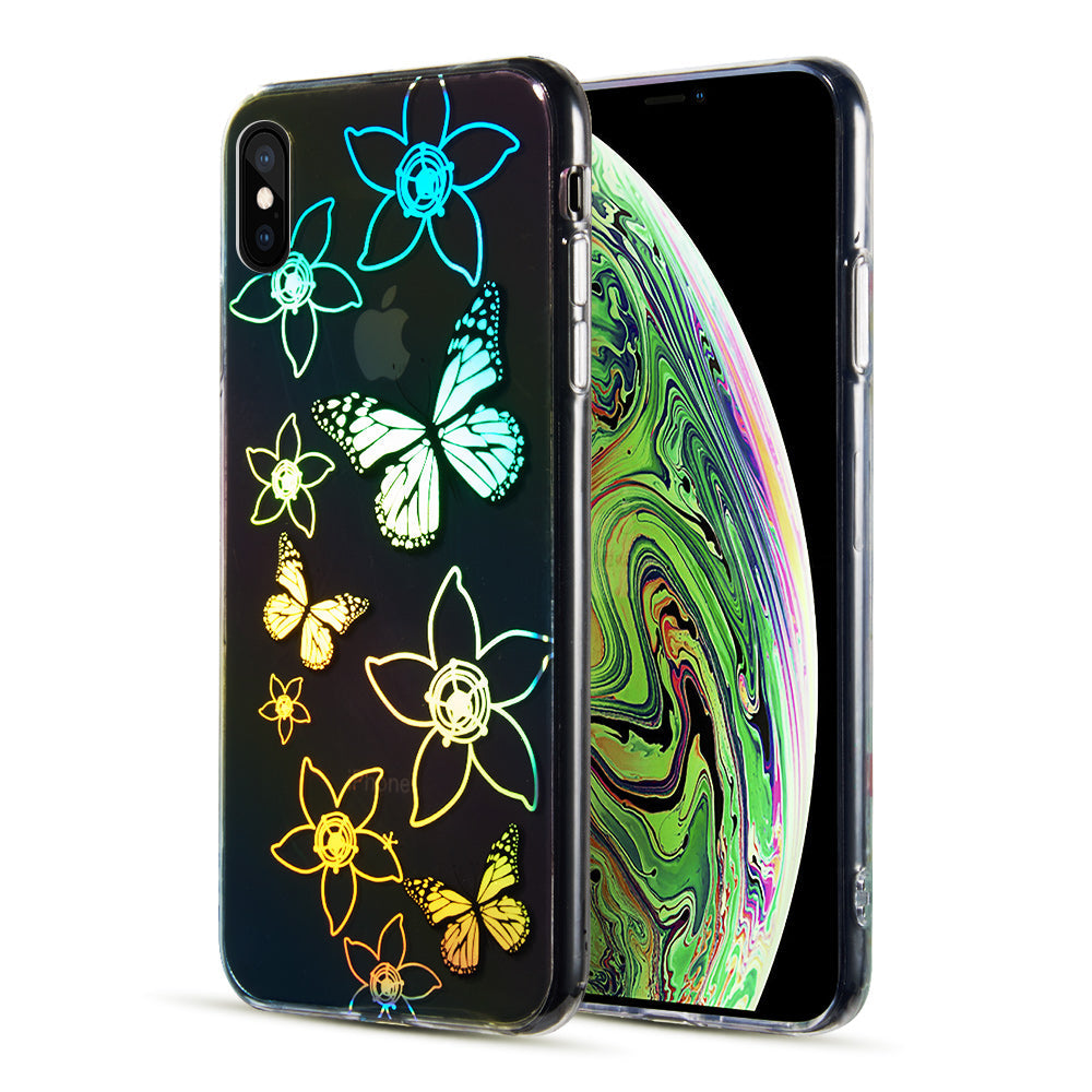 Apple iPhone XS, iPhone X Case Slim Décor Holographic Print