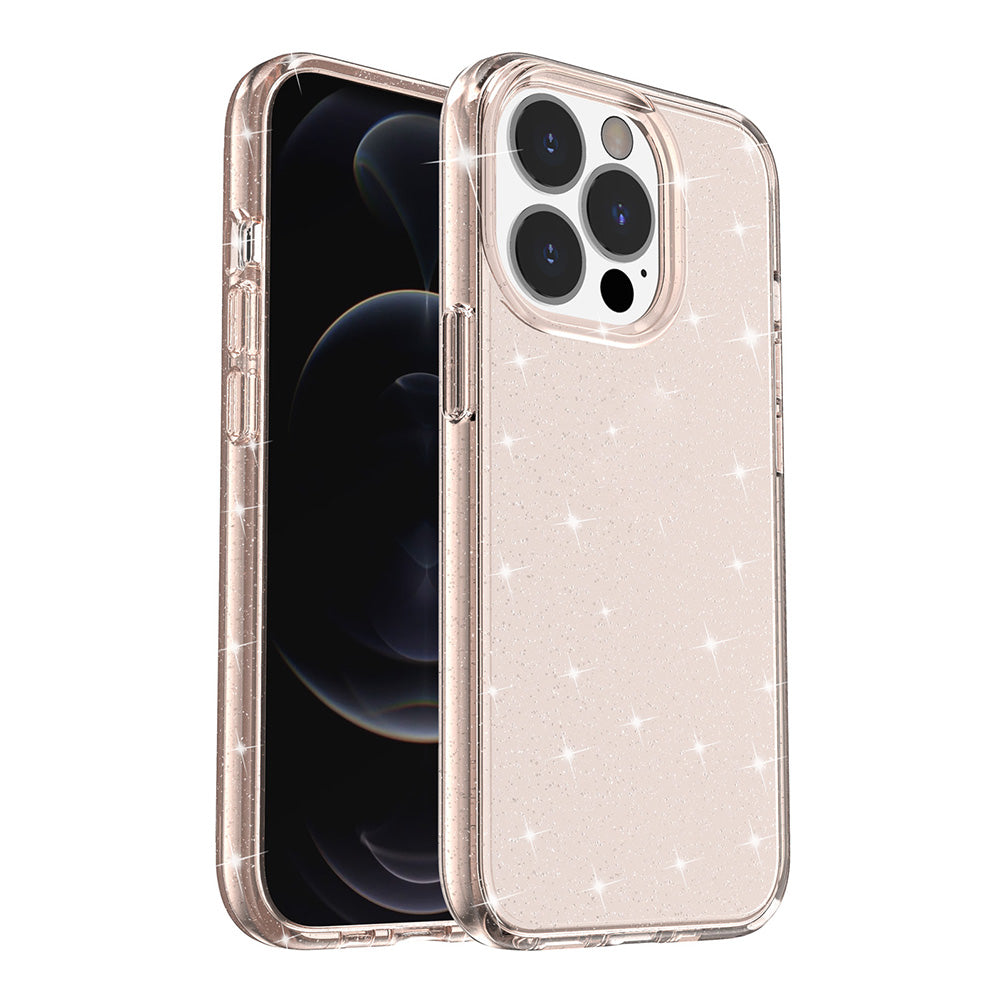 Apple iPhone 14 Pro Max Case Slim Full Clarity Transparent TPU - Rose Gold