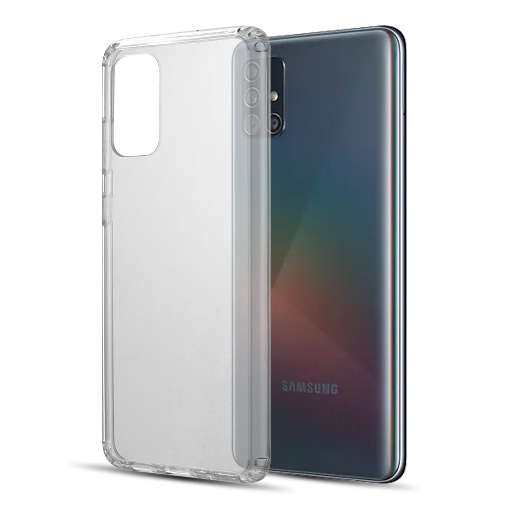 Samsung Galaxy A72 Case Slim TPU with Clear Acrylic Back - Clear