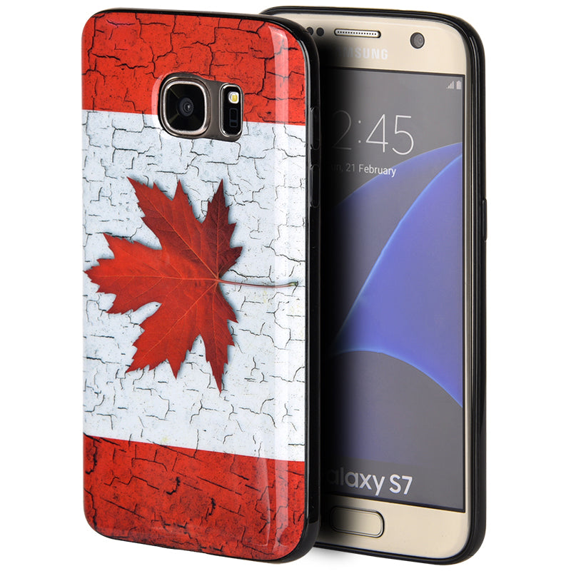 Samsung Galaxy S7 Case Slim TPU - Flag Canada