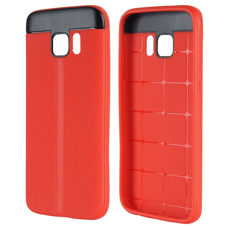 Samsung Galaxy S7 Case Slim Anti-Slip TPU - Red