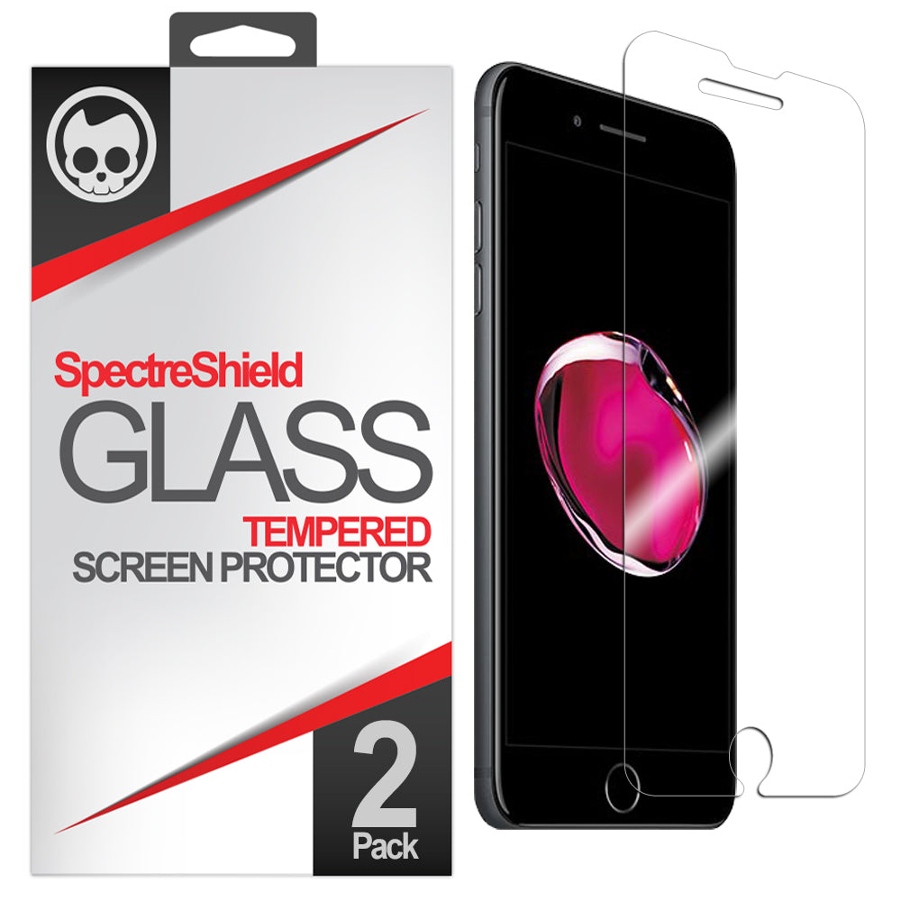 Apple iPhone 8 Plus, 7 Plus Screen Protector - Tempered Glass