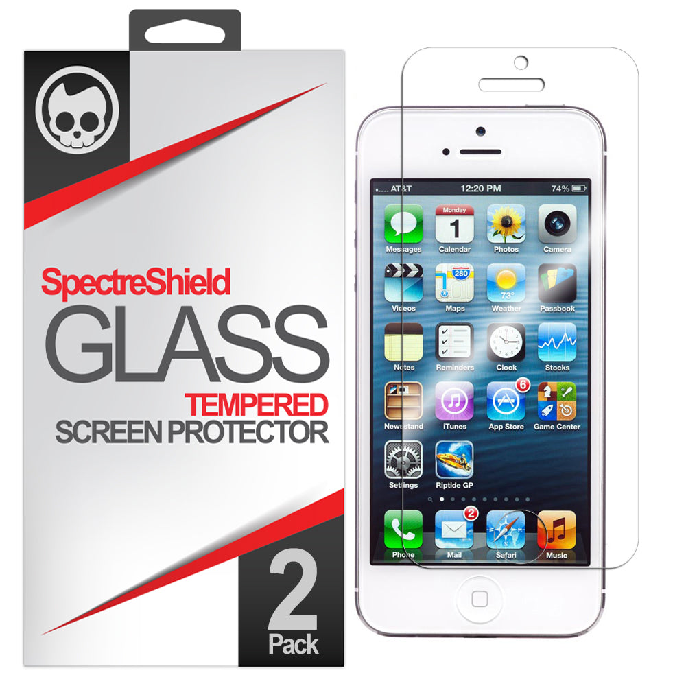 Apple iPhone SE, 5, 5S, 5C Screen Protector - Tempered Glass