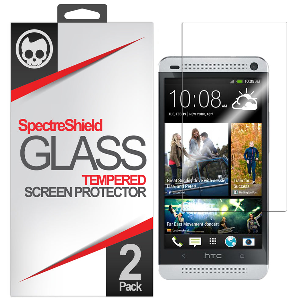 HTC One M7 Screen Protector - Tempered Glass