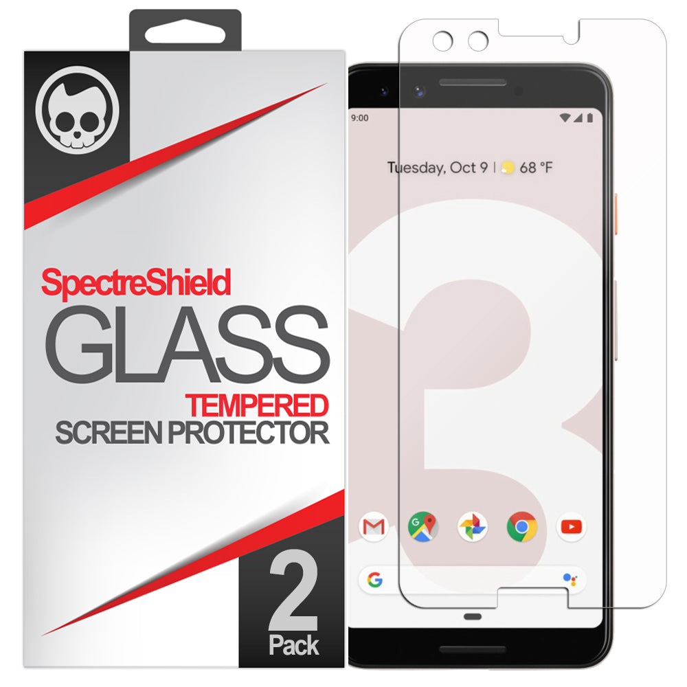 Google Pixel 3 Screen Protector - Tempered Glass