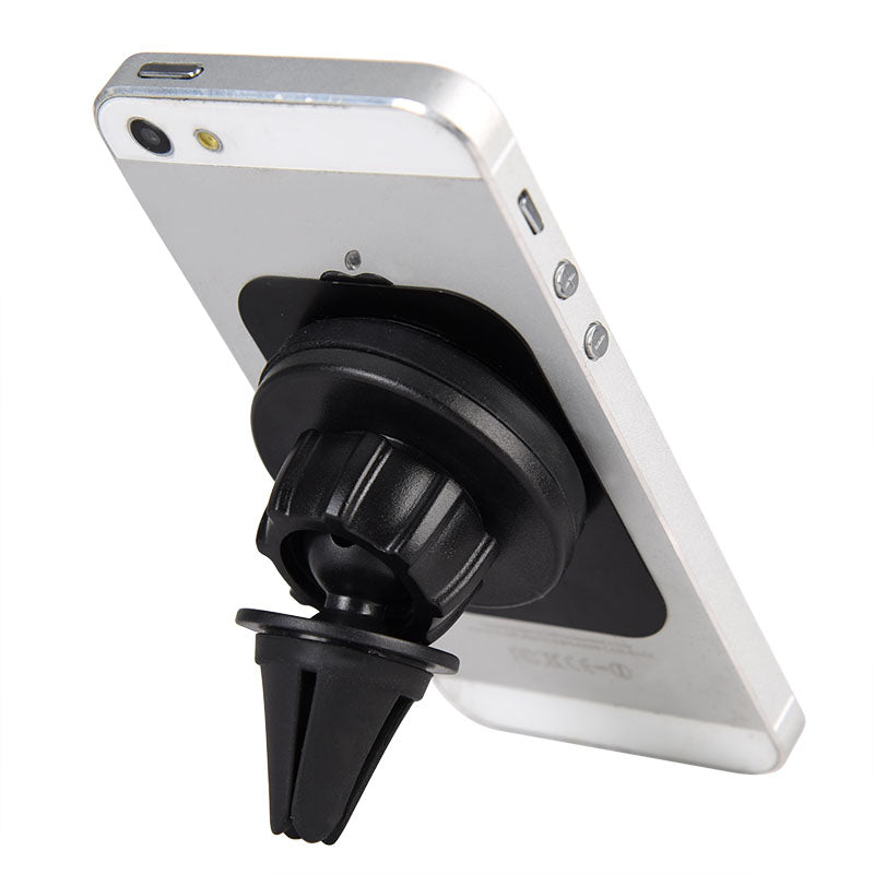 Universal Air Vent Magnetic Phone Car Mount Holder - Black