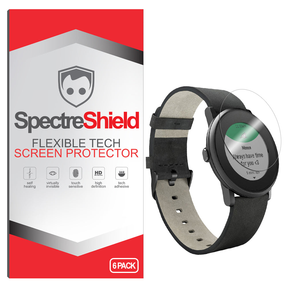 Pebble Time Round Screen Protector - 6-Pack