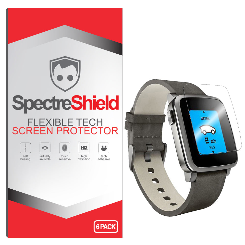 Pebble Time Steel Screen Protector - 6-Pack