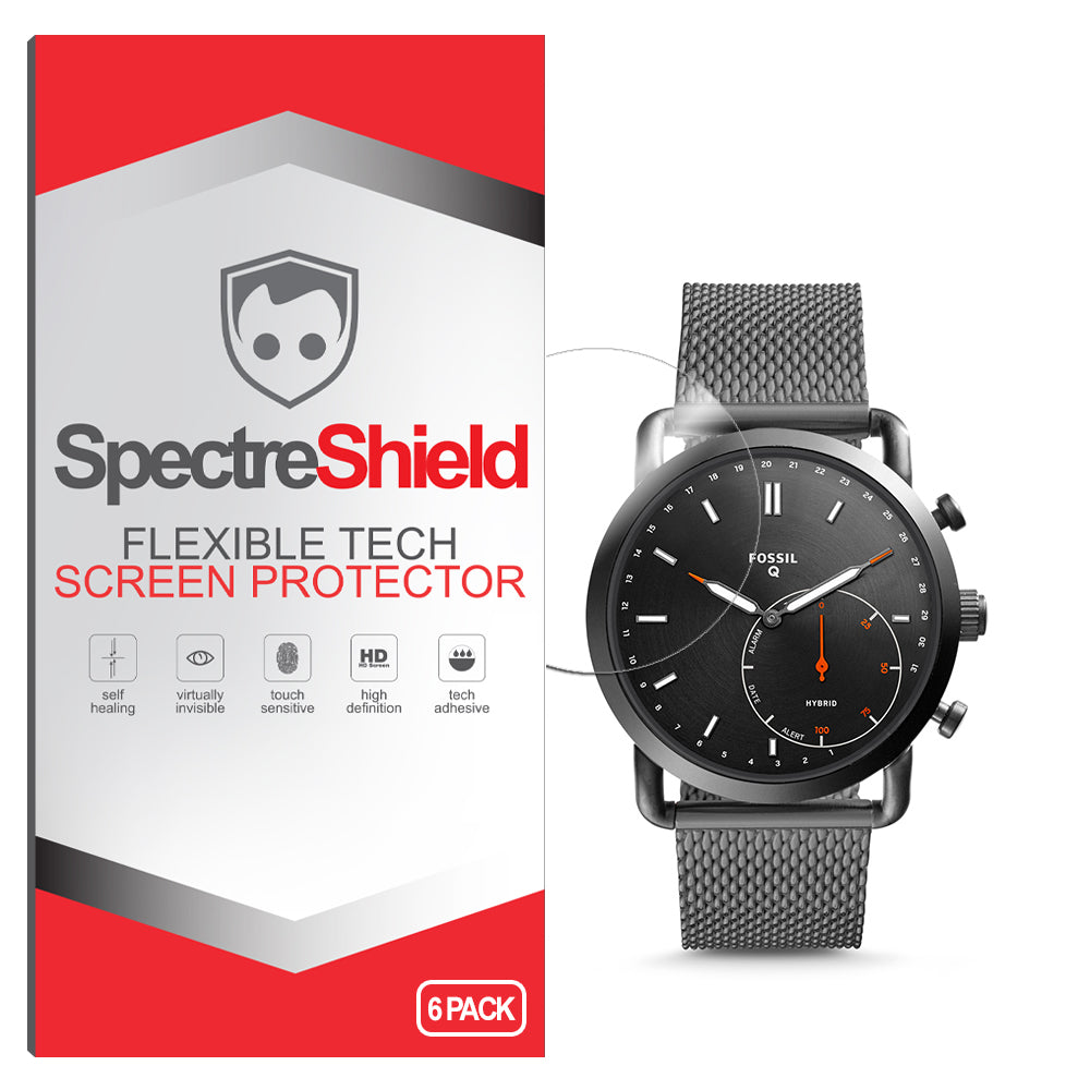 Fossil Hybrid Smartwatch Q Commuter Screen Protector - 6-Pack