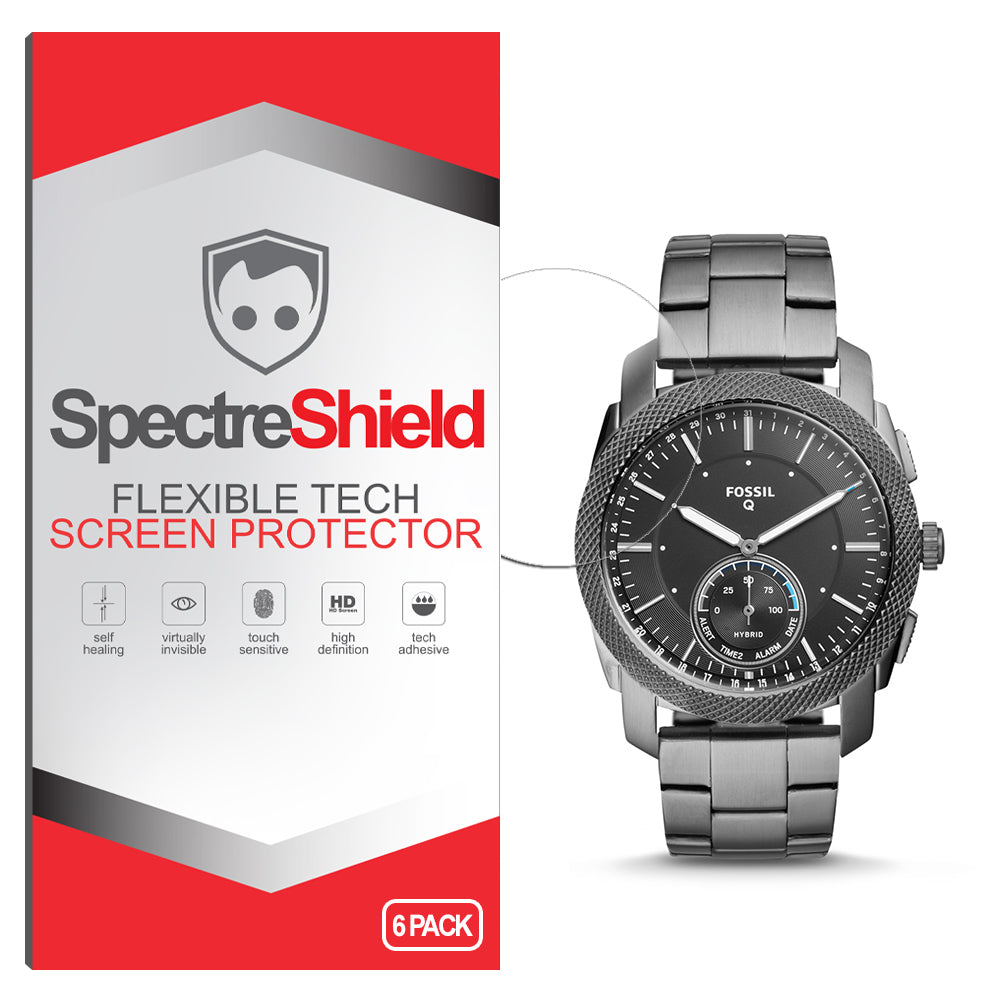 Fossil Hybrid Smartwatch Q Machine Screen Protector - 6-Pack