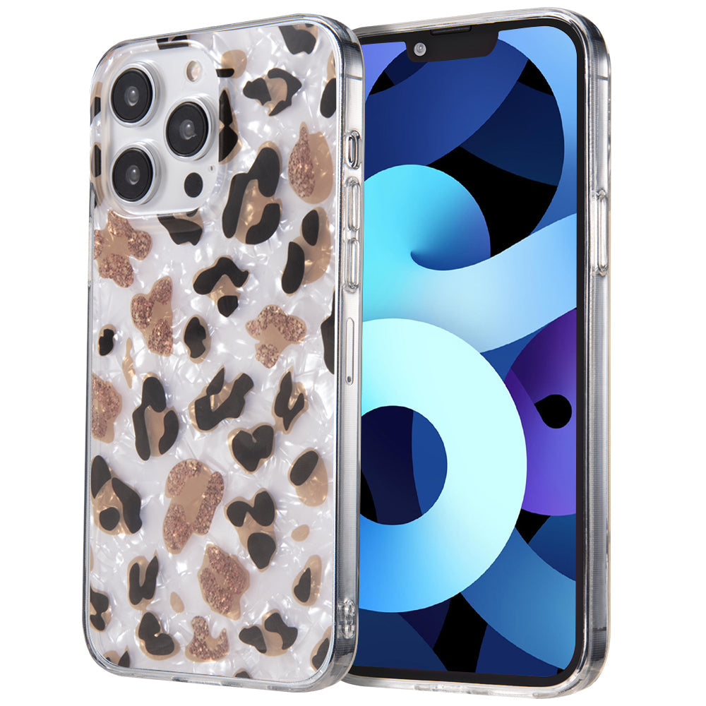 Apple iPhone 14 Pro Case Slim Multi-Layer TPU Design - Leopard